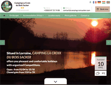 Tablet Screenshot of campingcroixsacker.com